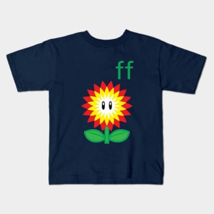 Fire Flower merry christmas Kids T-Shirt